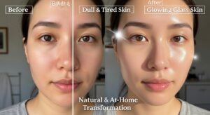 Korean skincare routine, DIY face masks, glowing skin tips, organic skincare, skin hydration, clear skin at home, natural beauty hacks