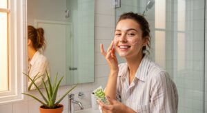 skincare for oily face, sebum control, organic beauty tips, homemade face masks, female skincare guide, clear skin without chemicals