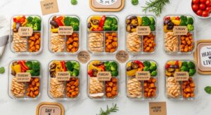Women’s nutrition, healthy meal prepping, organic food for women, hormonal balance diet, weight management at home, whole food nutrition