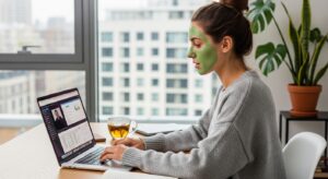 Organic skin care, daily facial routine, natural glow tips, skincare for moms, chemical-free beauty, homemade face masks