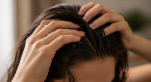 Natural hair care, DIY hair growth, healthy hair tips, sulfate-free routine, organic hair treatment.
