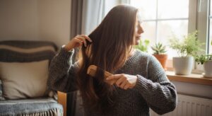 Natural hair care, DIY hair growth, healthy hair tips, sulfate-free routine, organic hair treatment.