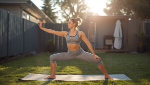 Healthy lifestyle for women, morning habits, daily wellness guide, natural energy boosters, fitness tips for ladies, home workout for women.